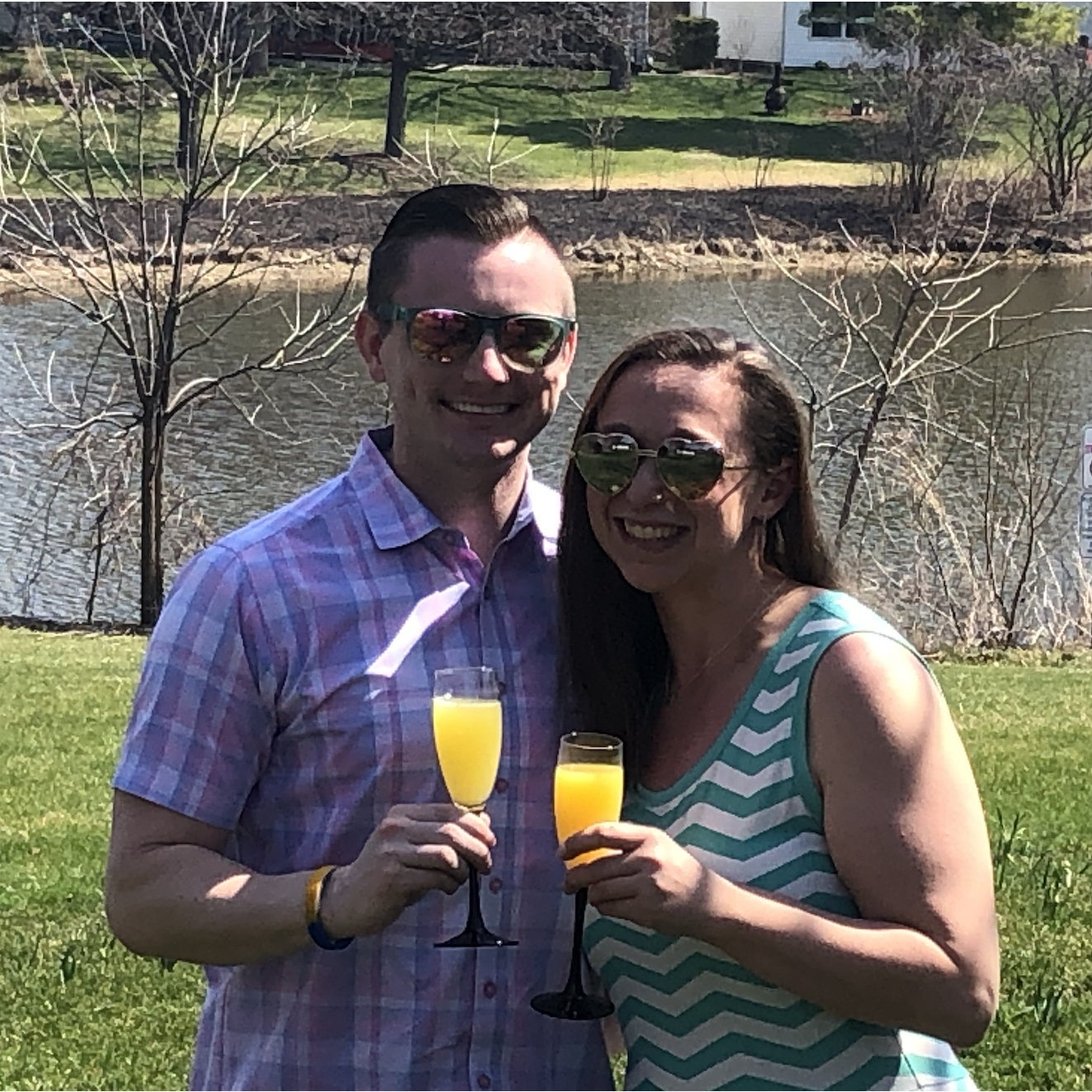 Easter morning mimosas.