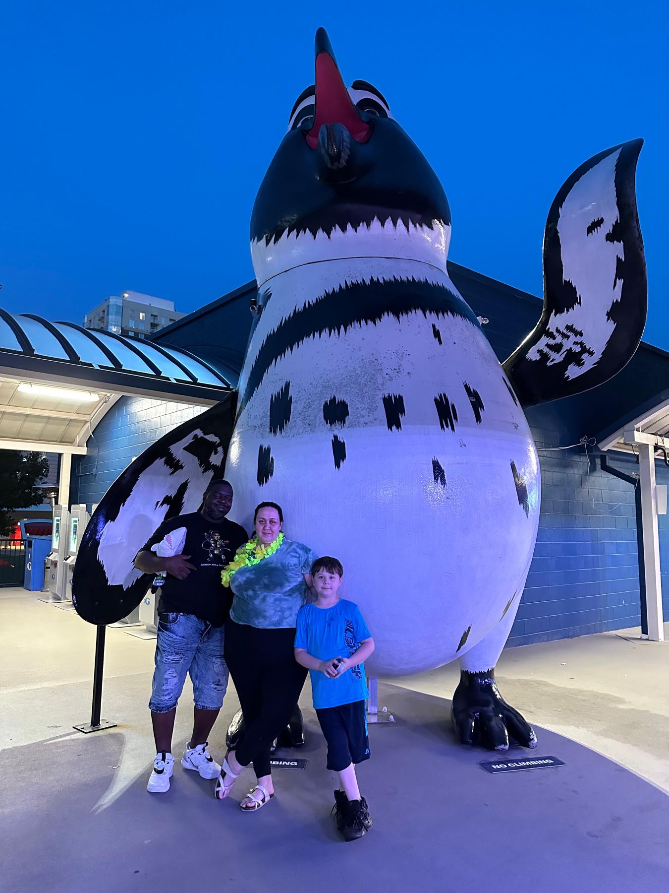 Us at the Georgia Aquarium