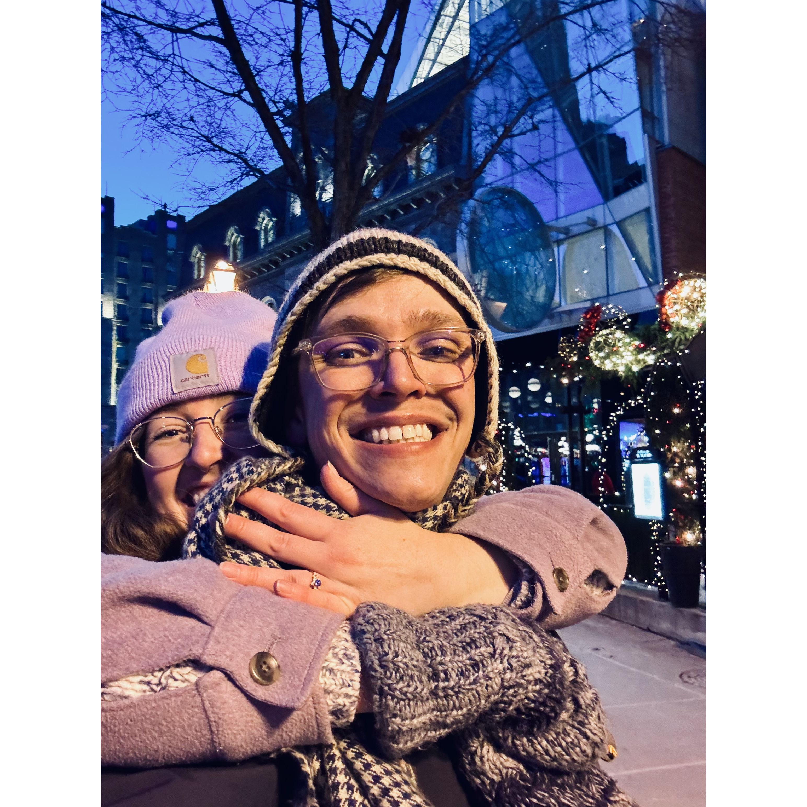Skating in Quebec!
