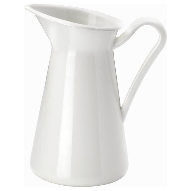 SOCKERÄRT Vase/jug, white, 8 ¾ "