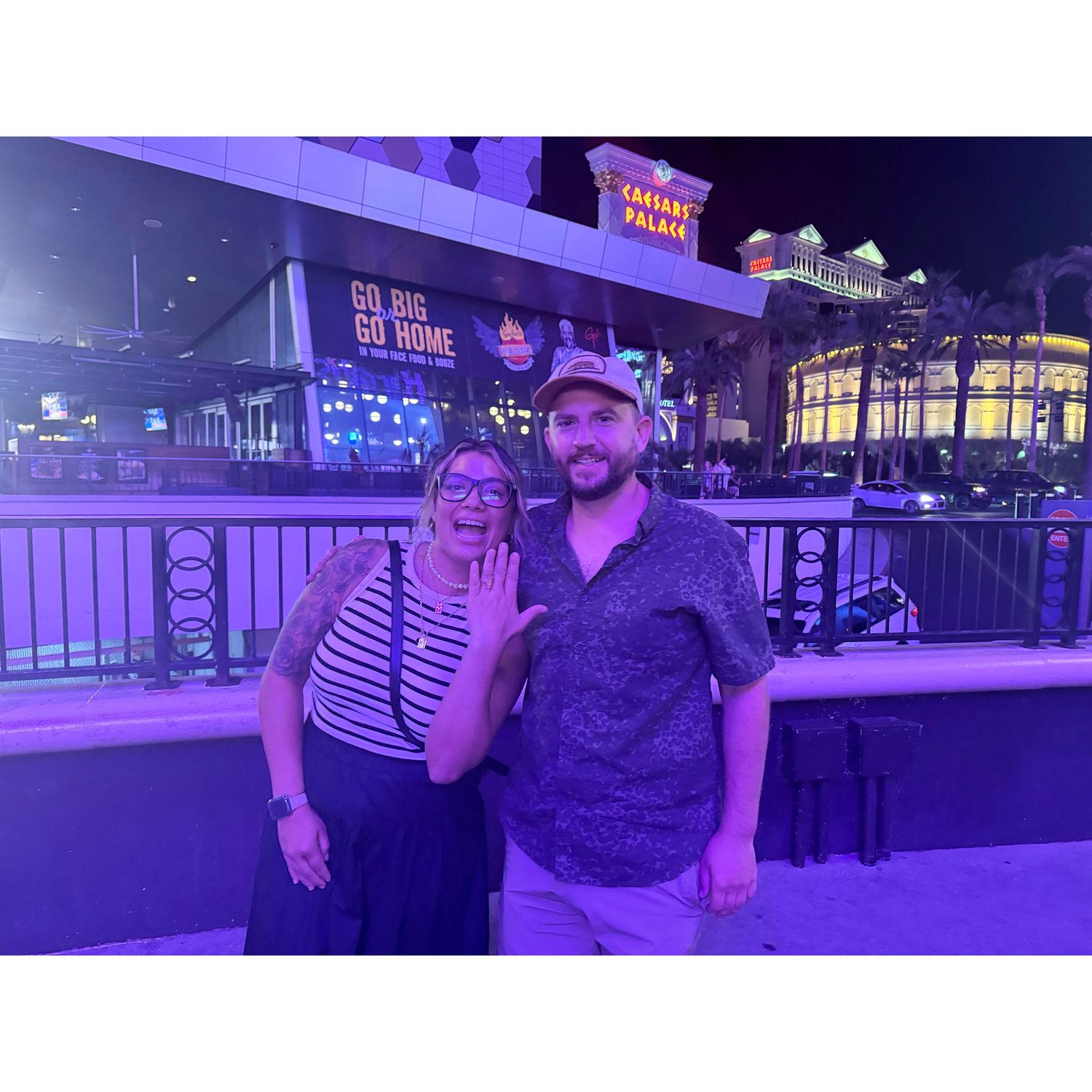 We got engaged at 11:11pm in Las Vegas, NV on 9.2.24