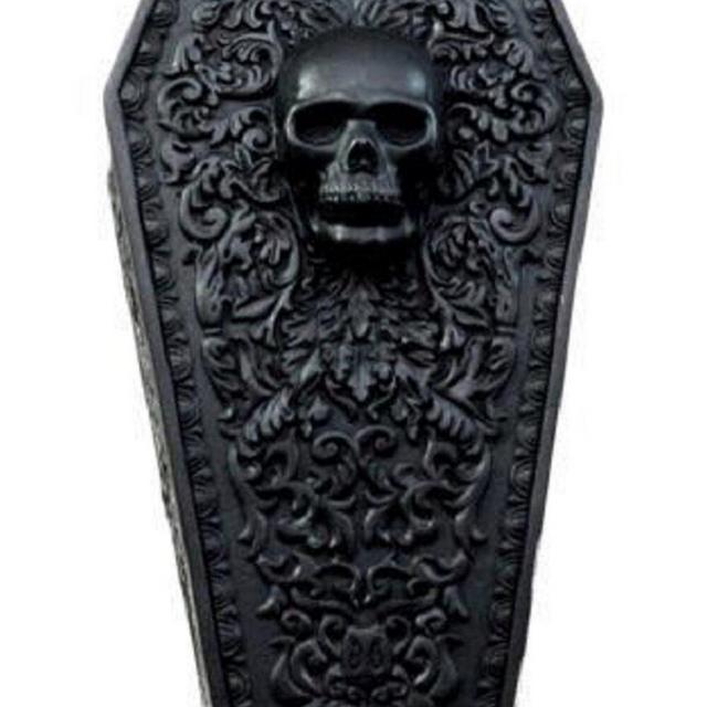Day of the Dead Gothic Baroque Floral Skull Jewelry Box