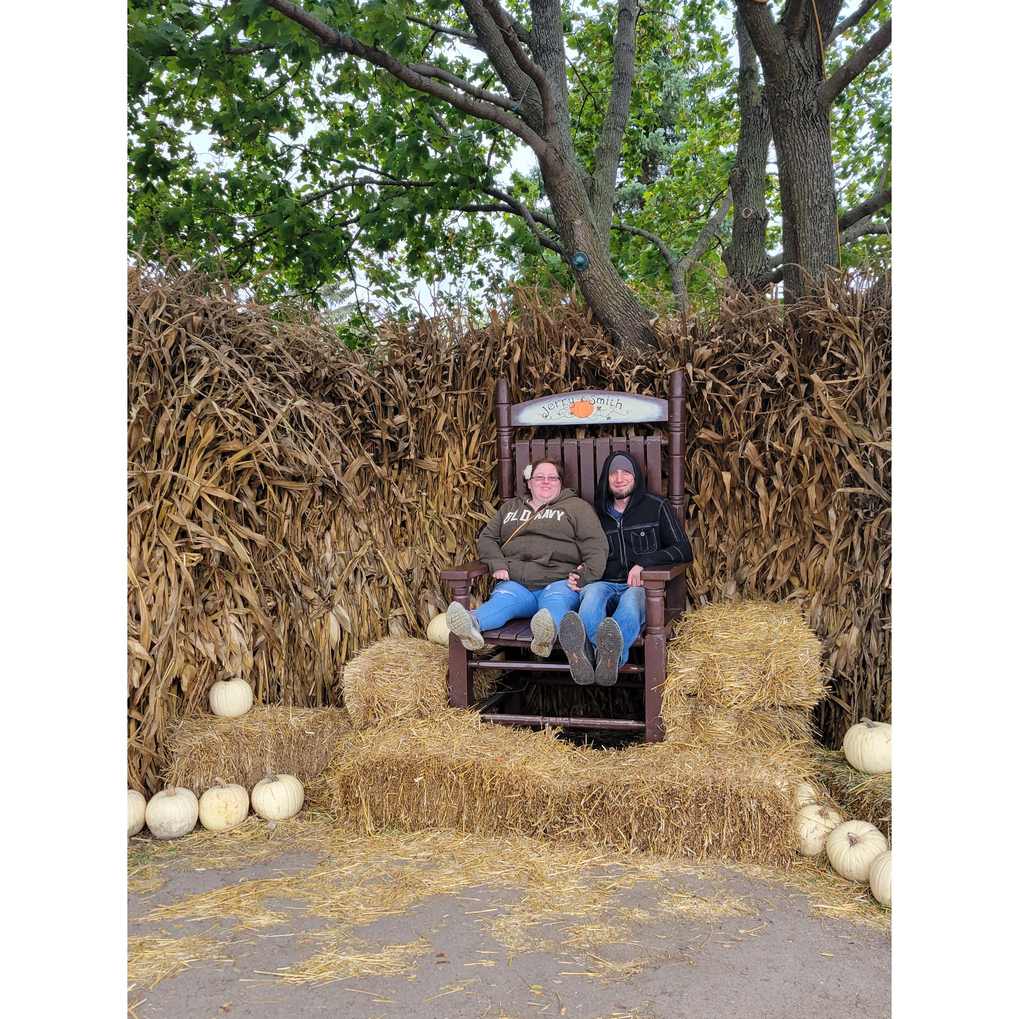 At Jerry Smith Pumpkin Farm 2021