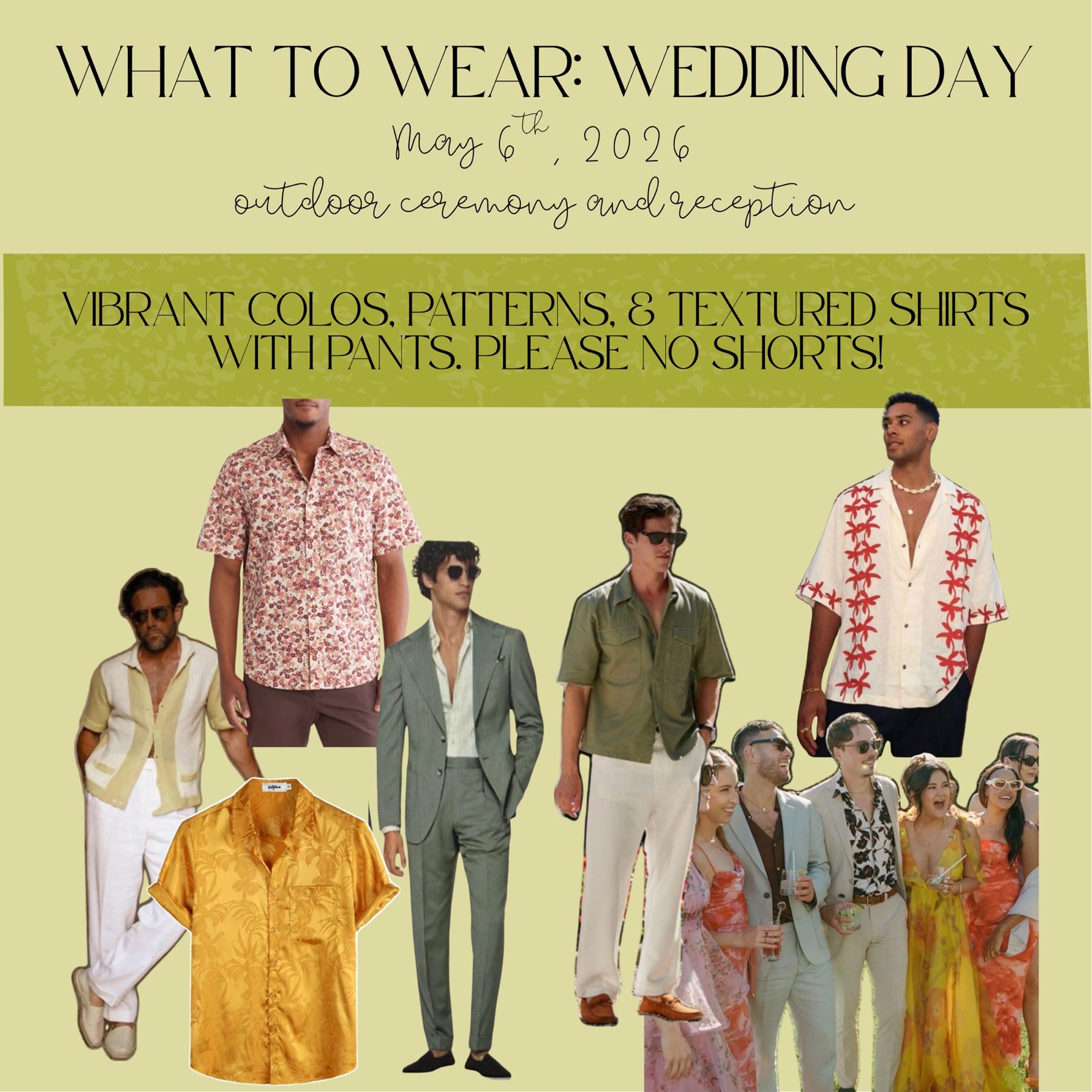 Think festive, fun, and colorful - come looking fabulous in whatever feels good!