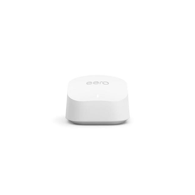 Amazon eero 6+ mesh wifi router with 1 month free eero Plus (auto-renews) - Coverage up to 1,500 sq. ft., Connect 75+ devices, 1-pack