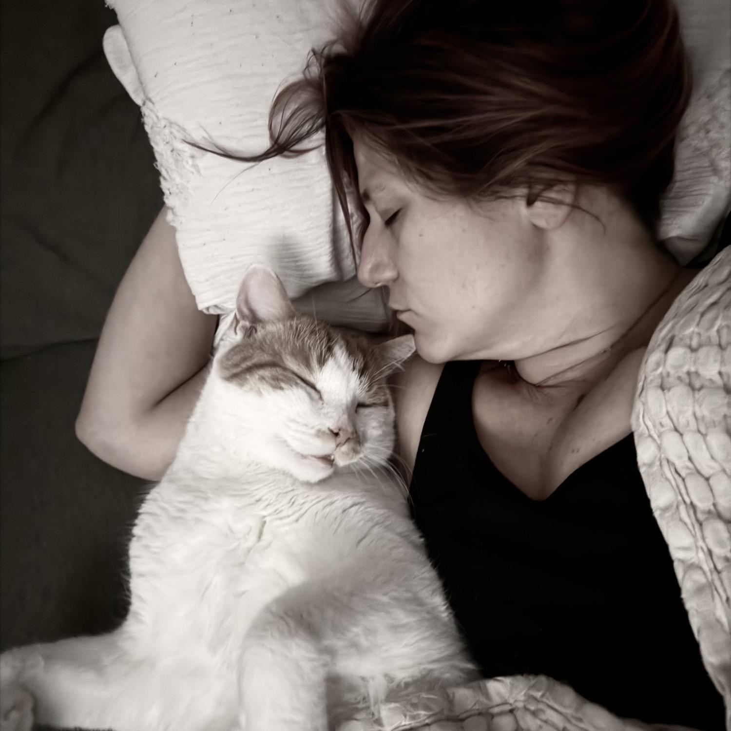 Butter — the little rescue who completed our crew. Sabrina surprised Tim with him, and he’s been spreading love, purrs, and playful chaos ever since. 🐾