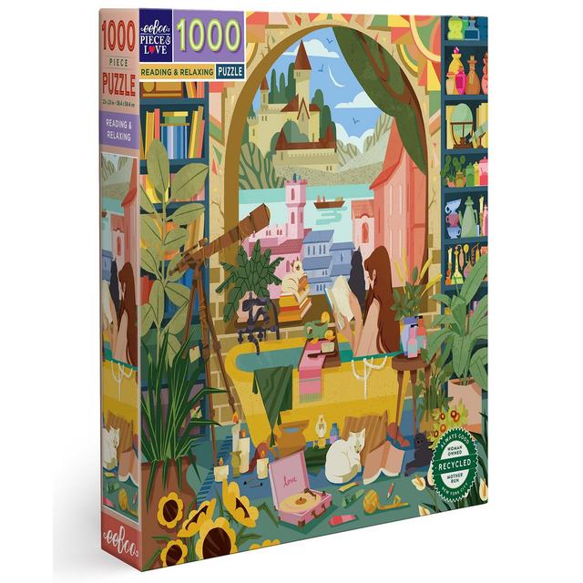 Eeboo Reading Relaxing Jigsaw Puzzle