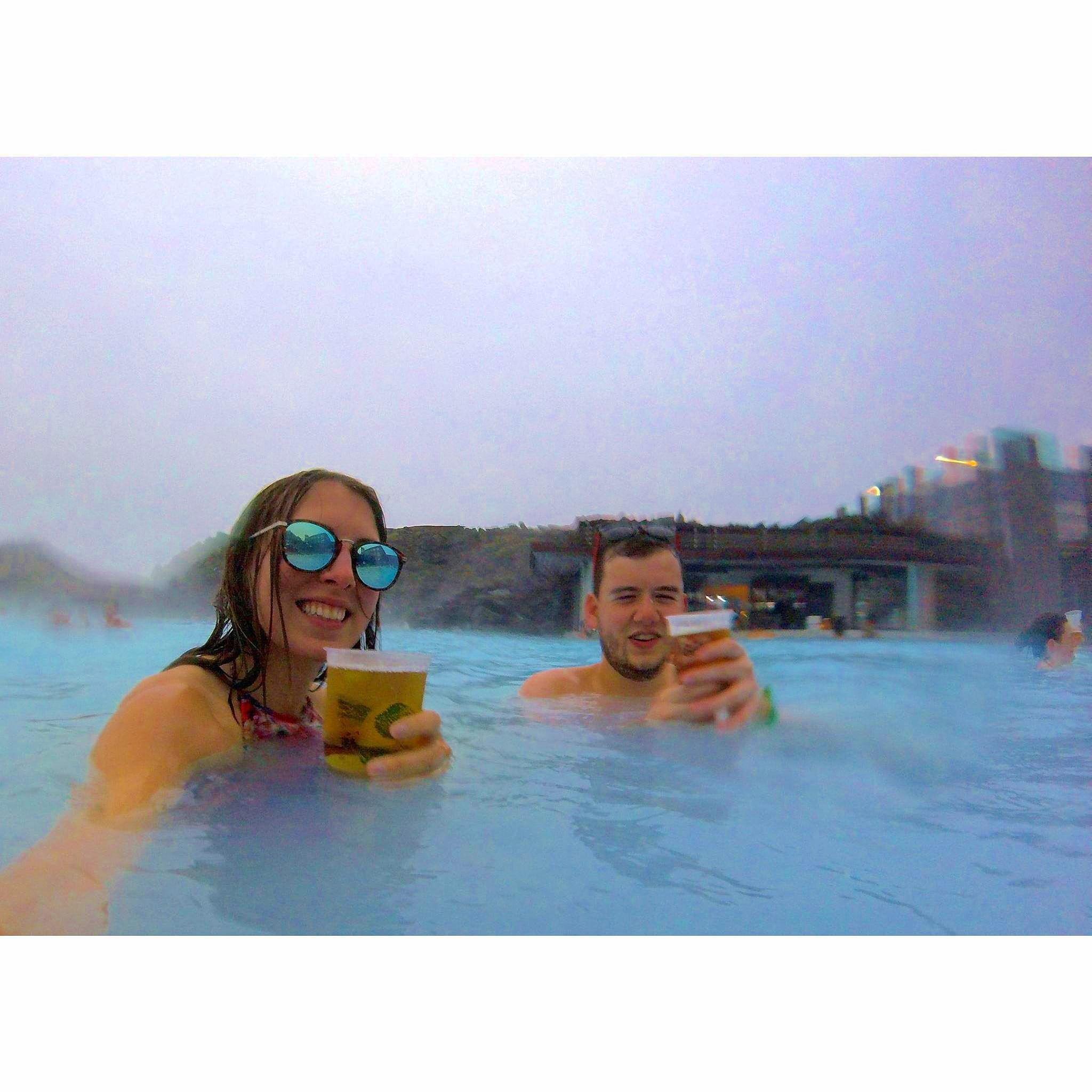 Alex's first beer (Blue Lagoon, IS)