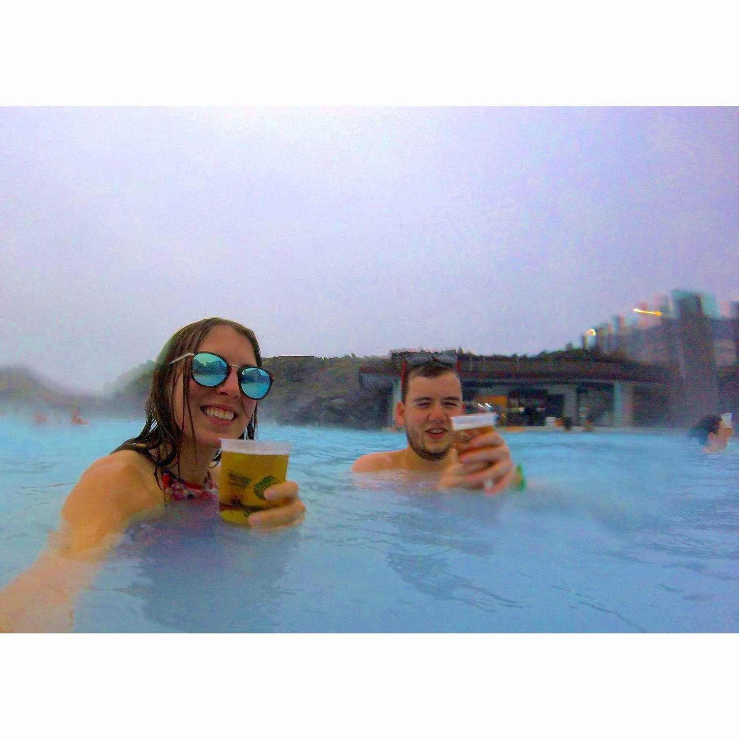 Alex's first beer (Blue Lagoon, IS)