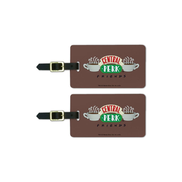 Friends Central Perk Logo Luggage ID Tags Set of 2