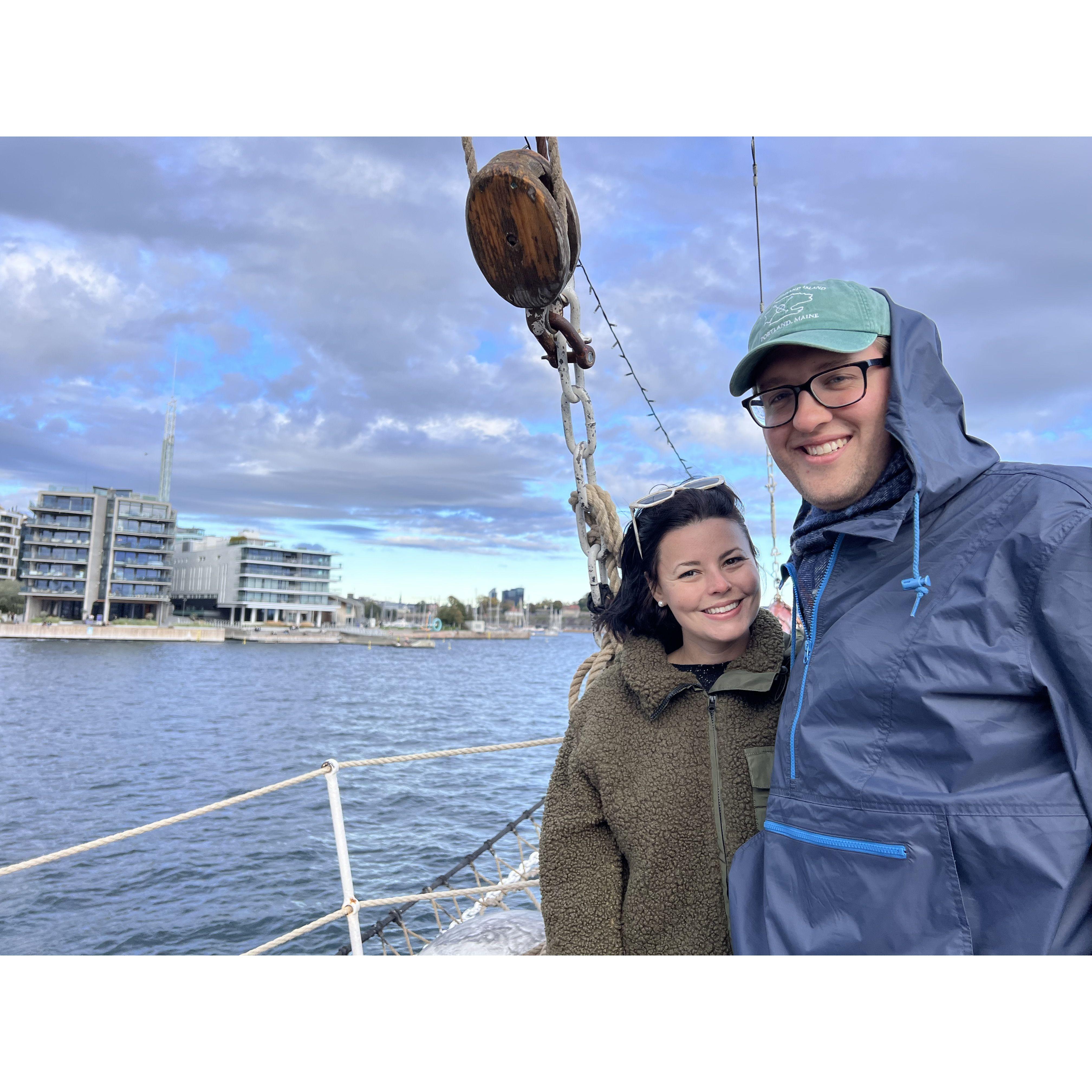 Our first big trip together, Olslo Norway