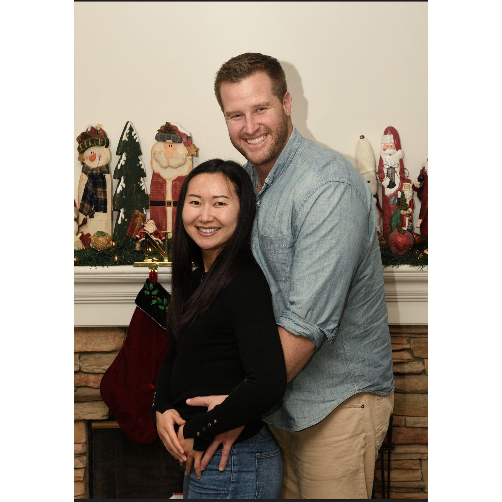 Our first Christmas together.