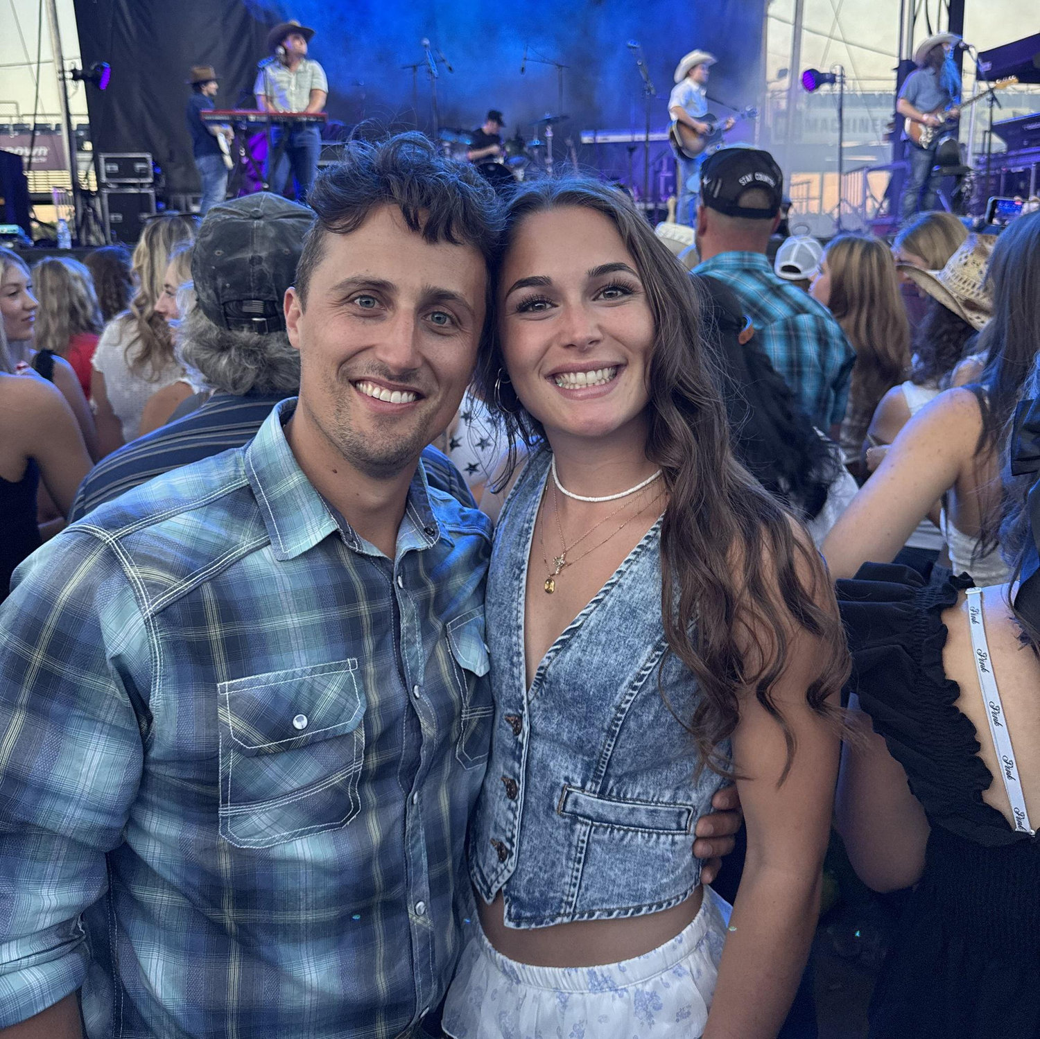 Boots, music, and our first concert together 🤠 — Scotty McCreery at the Reno Rodeo Kickoff Concert