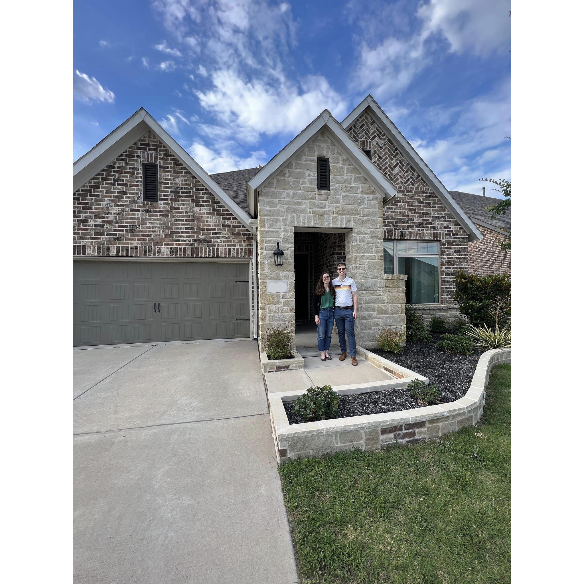 Our first home!