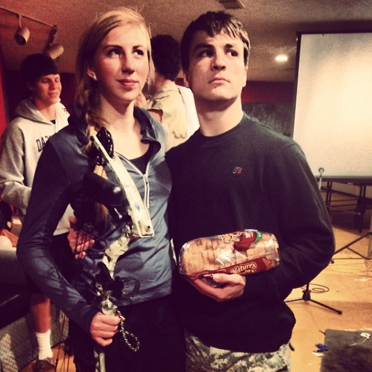 Halloween 2013, Katniss and Peeta :)