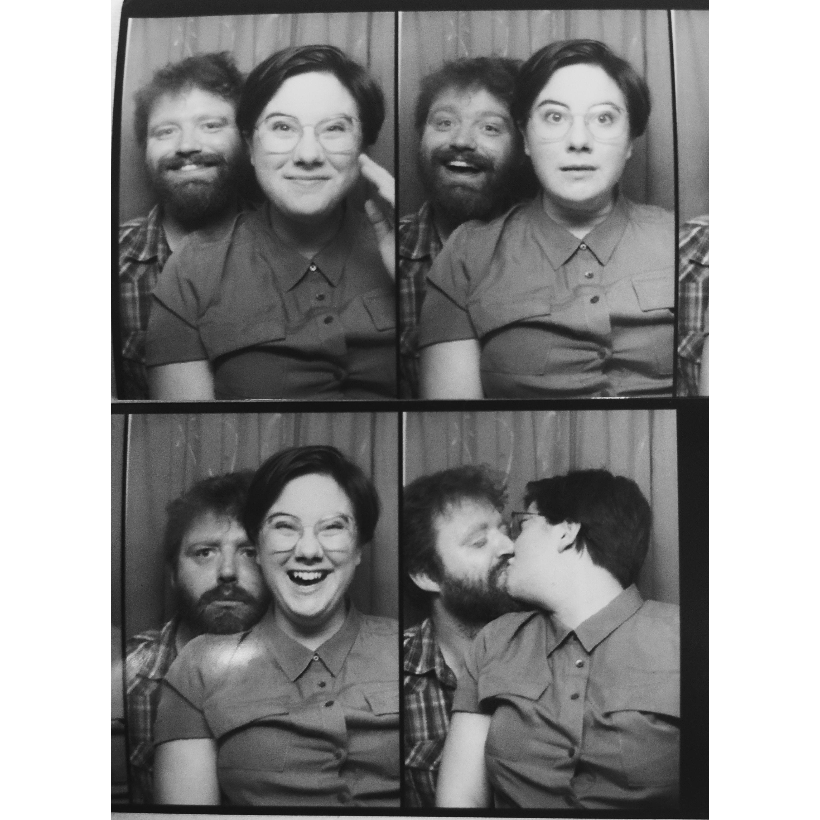 A photo booth in 2018