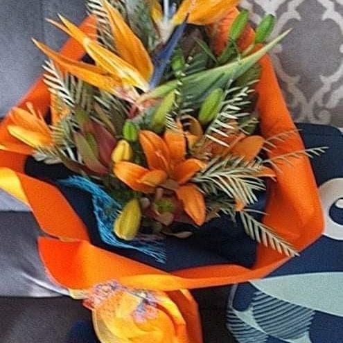 Michael brought me flowers the day we met 
