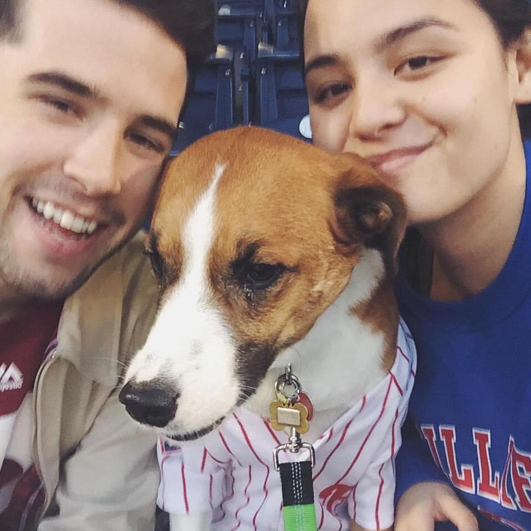 'Bark in the Park' at the Phillies game, 2017.