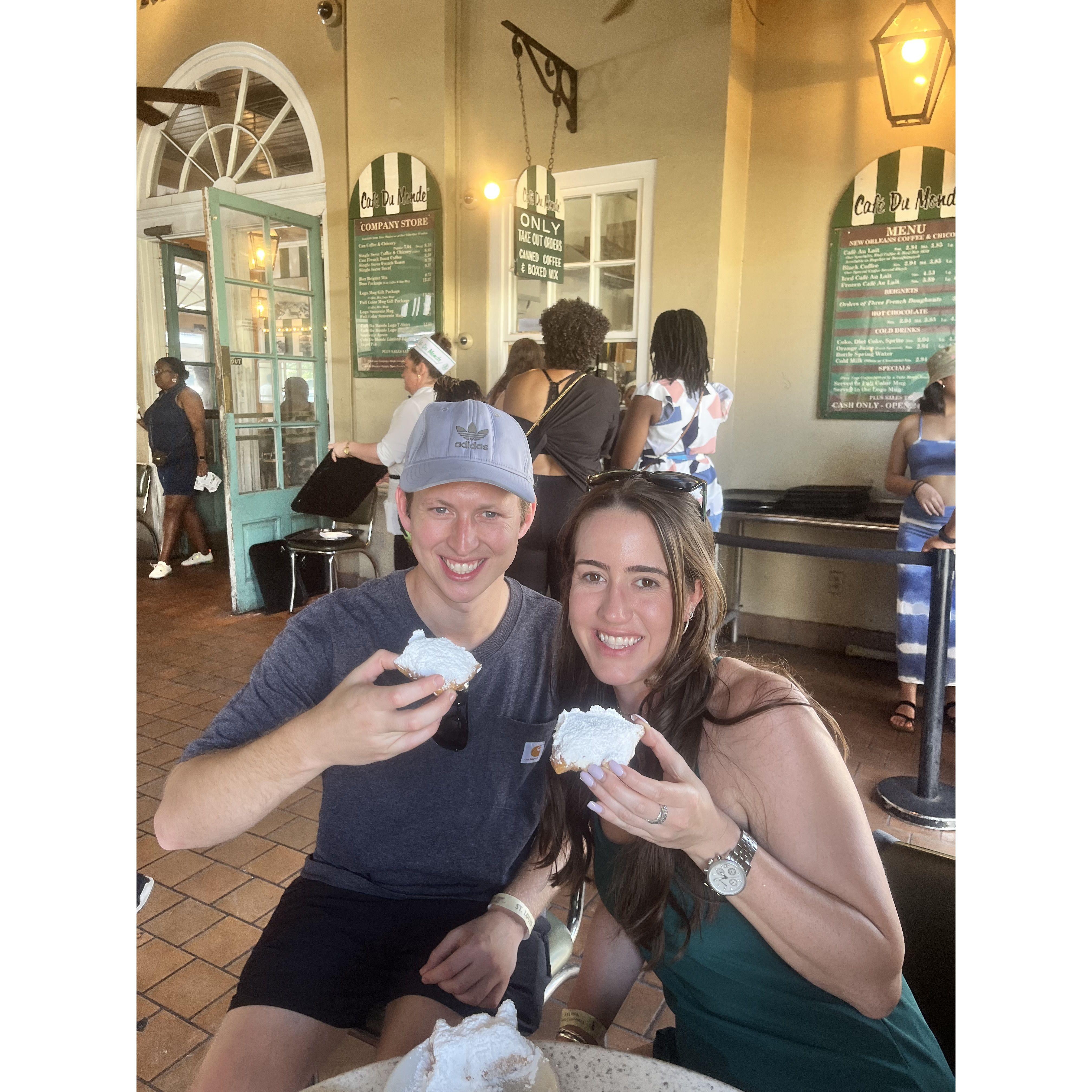Had to get the beignets while in New Orleans