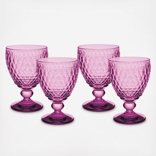 Boston Red Wine Glass, Set of 4