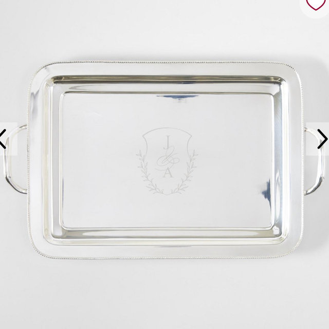 Celebration Beaded Serving Tray