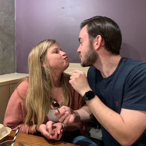 Patrick's graduation dinner in 2022