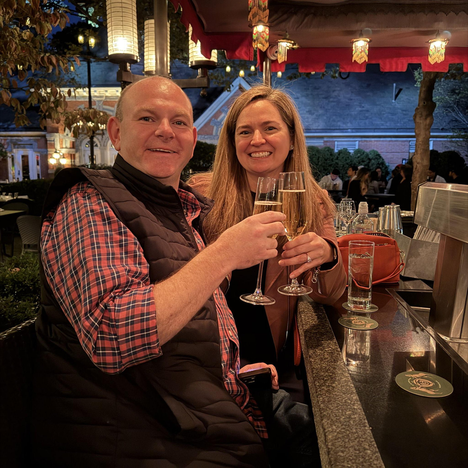 Cheers to newly engaged!