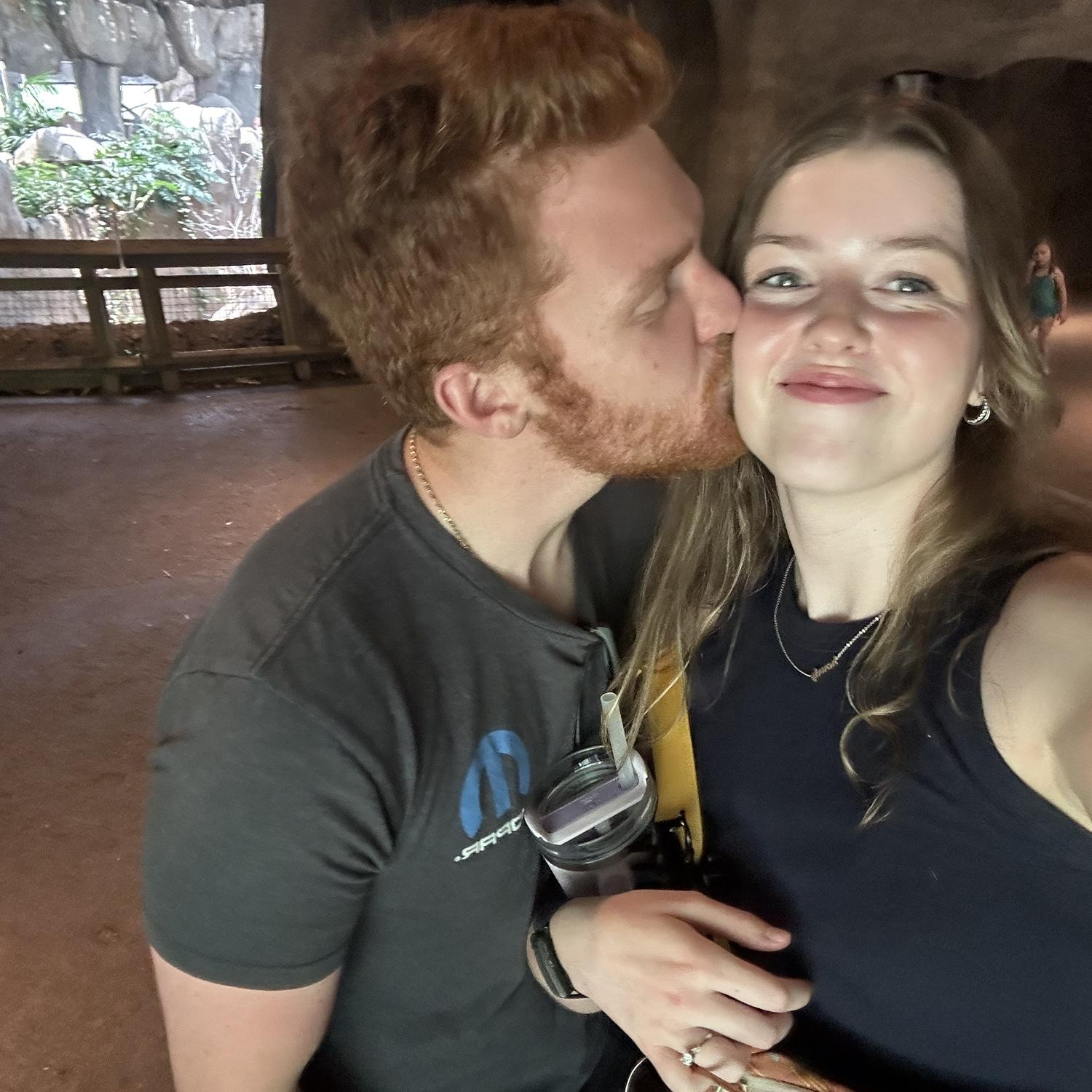 6/6/25. Madeline visiting Caleb in Fort Worth during his internship. This was taken at the zoo!!