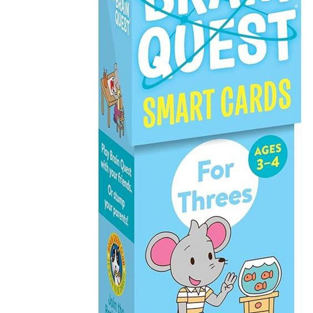 Brain Quest For Threes Smart Cards Revised 5th Edition (Brain Quest Smart Cards)