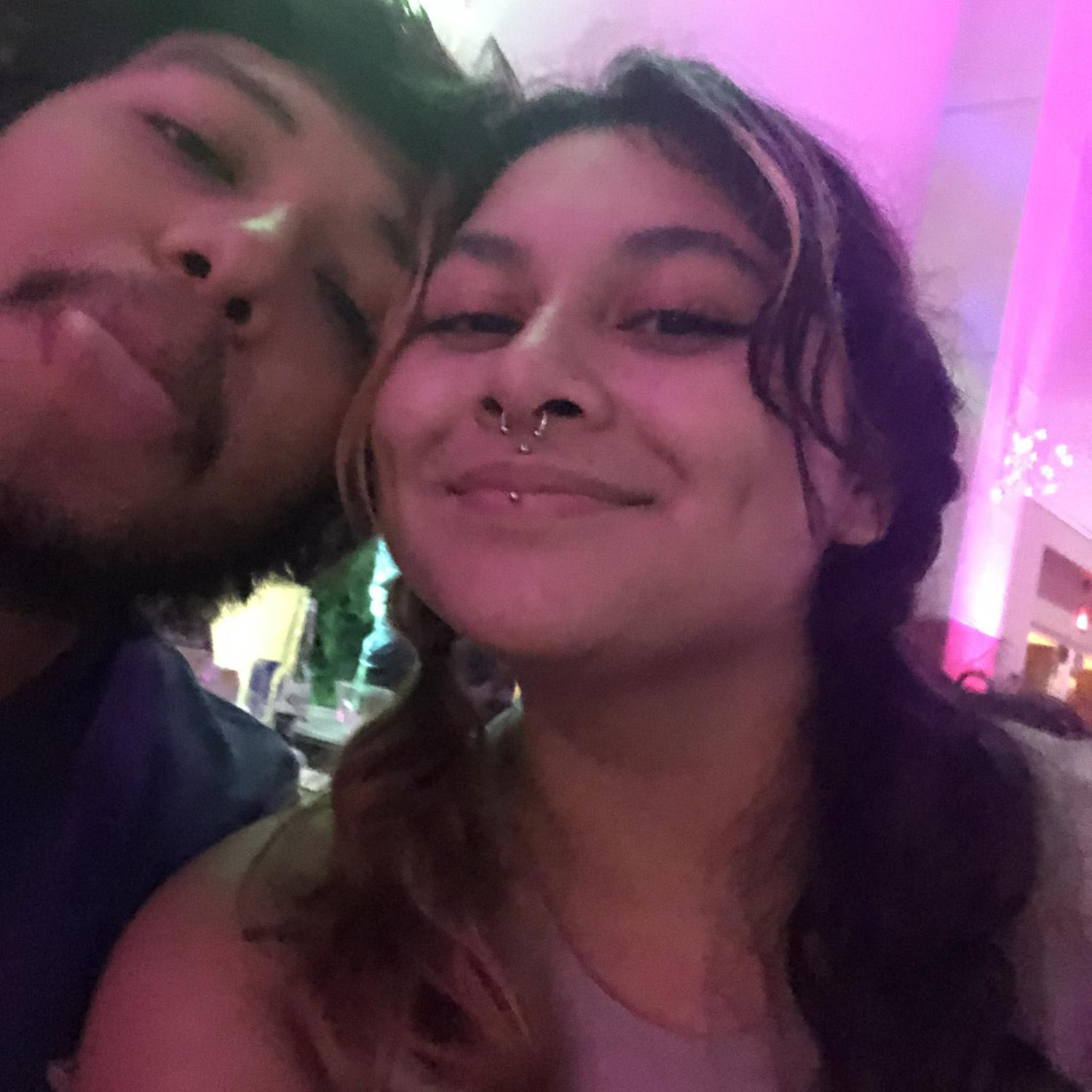 Our first wedding together.