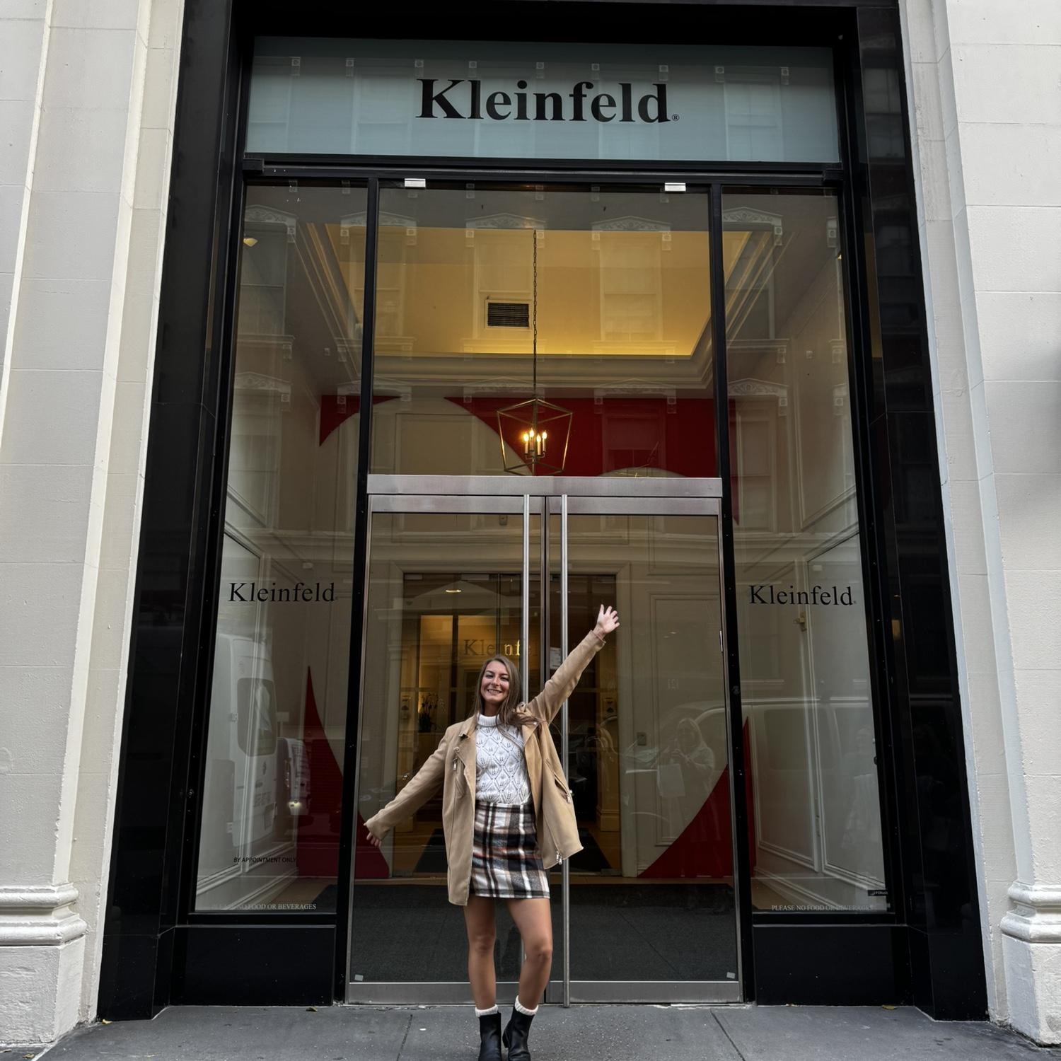 Taylor in NEW YORK at Kleinfeld's to find her dream dress!