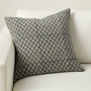 Norvelle Reversible Pillow Cover - Steel Blue Multi