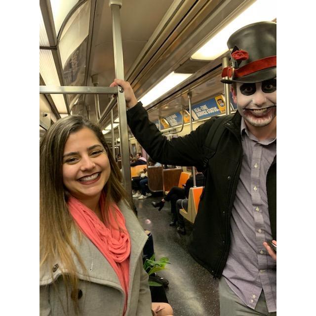 Halloween on the Subway in NYC, 2018