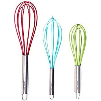 Silicone Whisk (Set of Three)