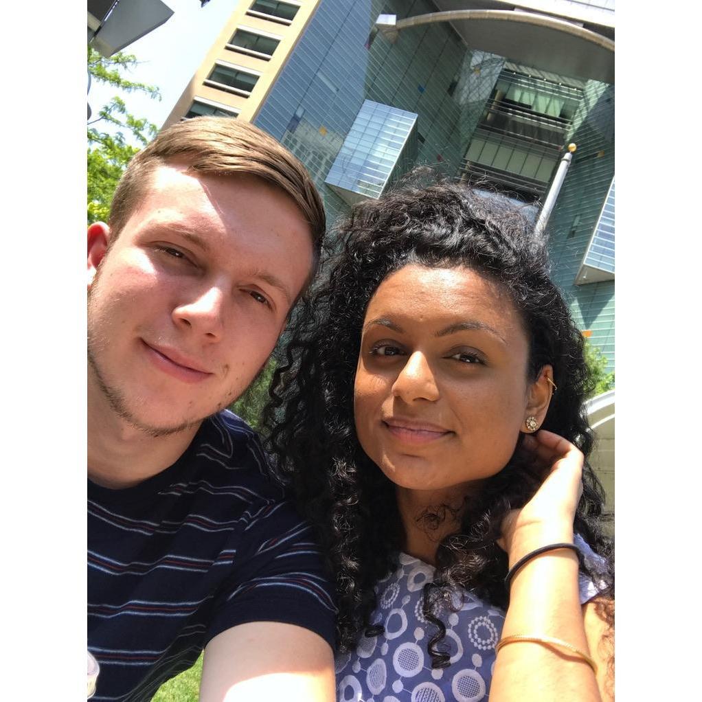 5/17/2017 Long-distance relationship 101: Have trips planned in advance. One of many trips out to Detroit, Michigan where Jason worked for 3 years