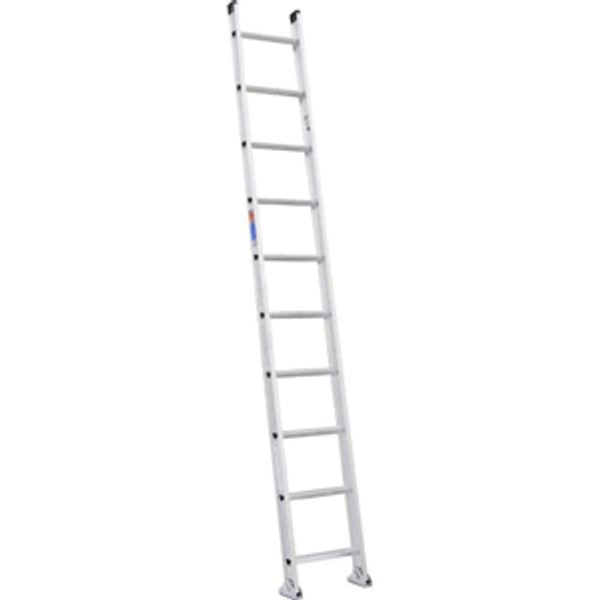 10 ft. Aluminum D-Rung Straight Ladder with 300 lb. Load Capacity Type IA Duty Rating