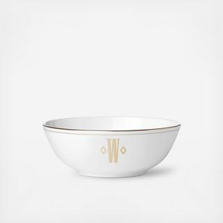 Federal Gold Block Cereal Bowl