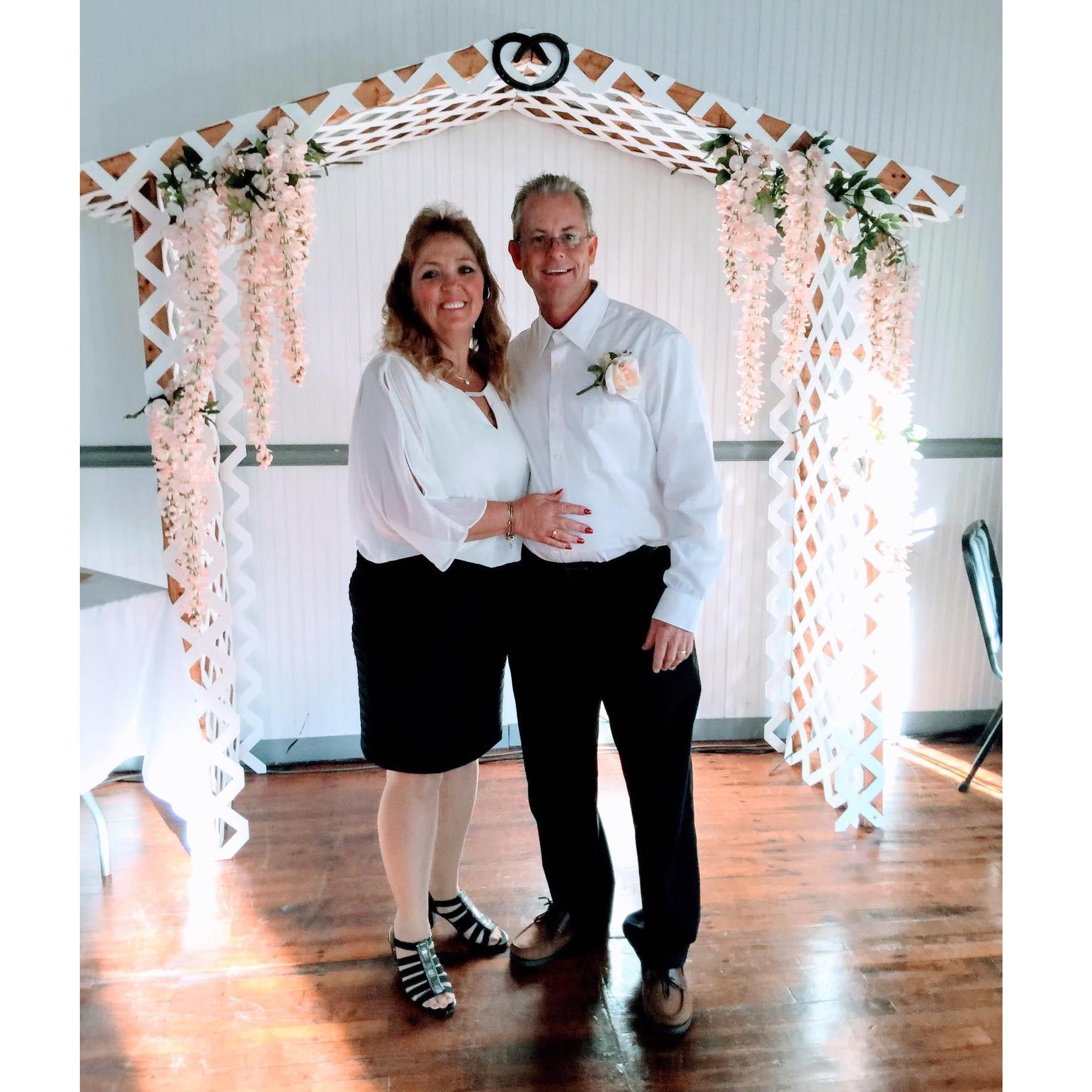 We were able to watch and witness the marriage of Artie's brother Roy Wilkes!