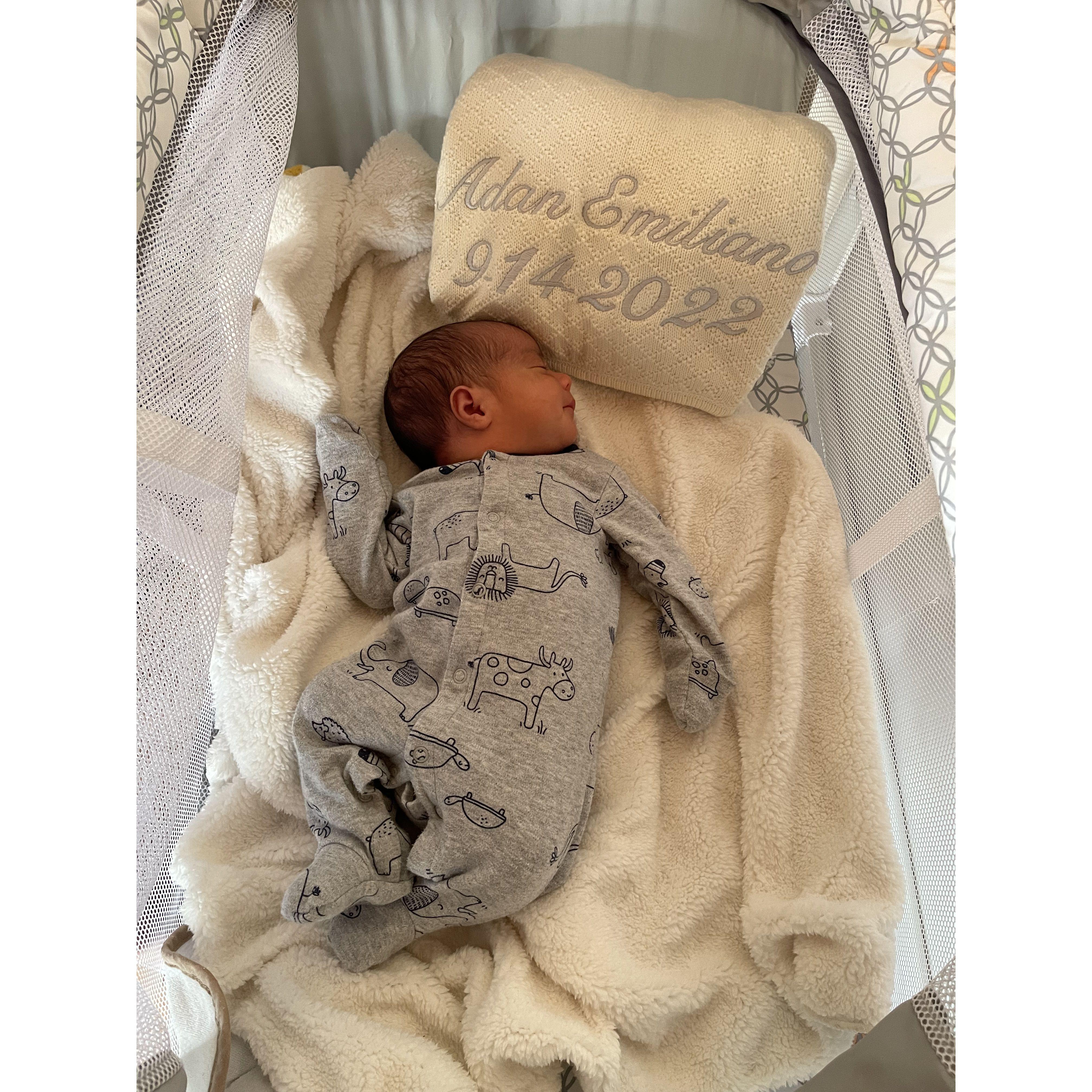 Adan Emiliano Ponce arrived on September 14, 2022.