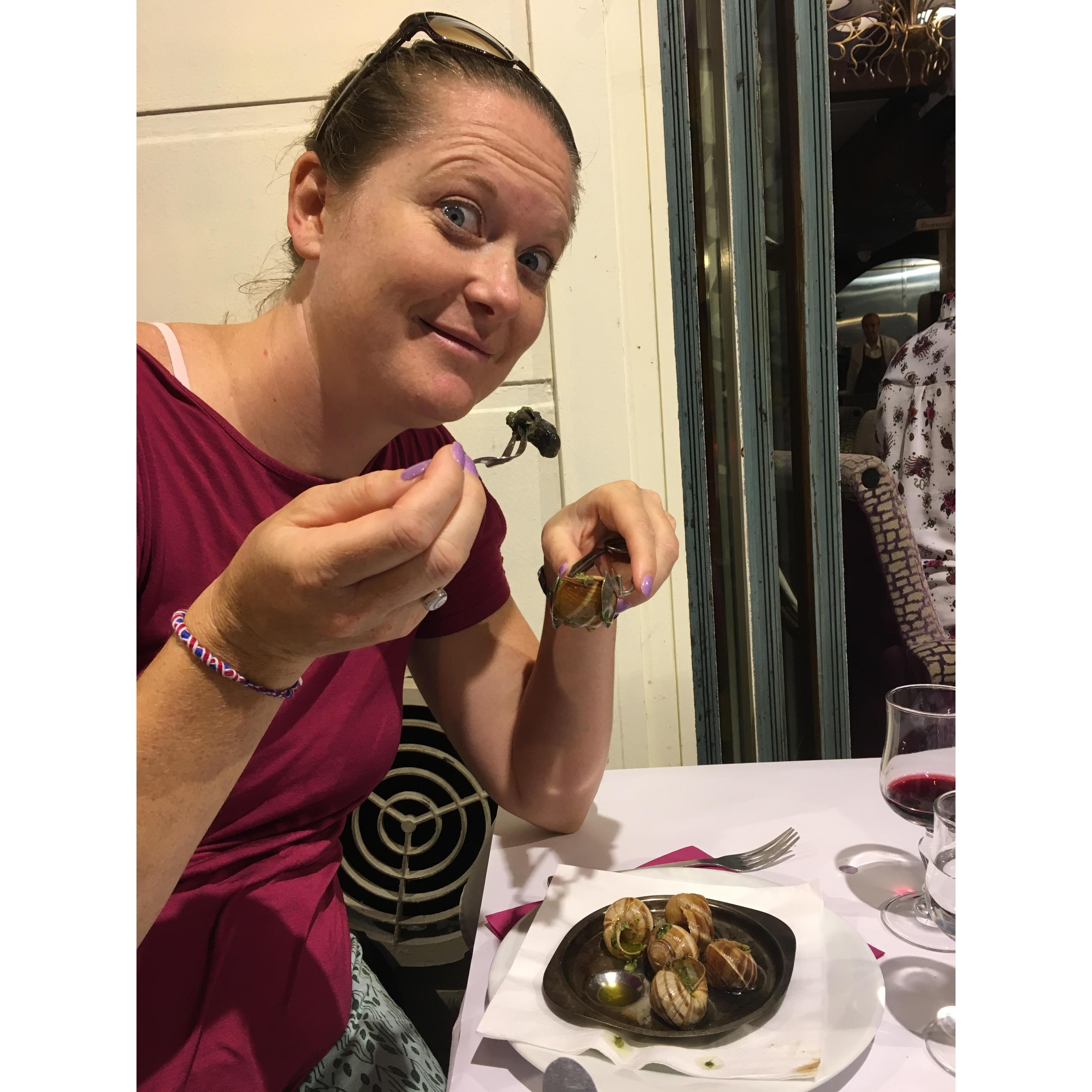 Escargot - it's actually pretty good!