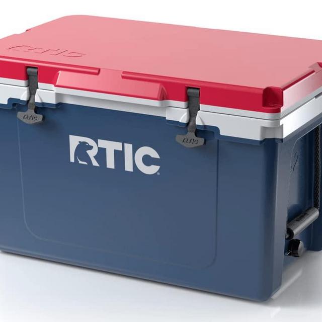 RTIC Ultra-Light 52 qt, 30% Lighter Than Rotomolded, Ice Chest with Heavy Duty Rubber Latches, Insulated Walls Keeping Ice Cold for Days, Great for The Beach, Fishing & Camping