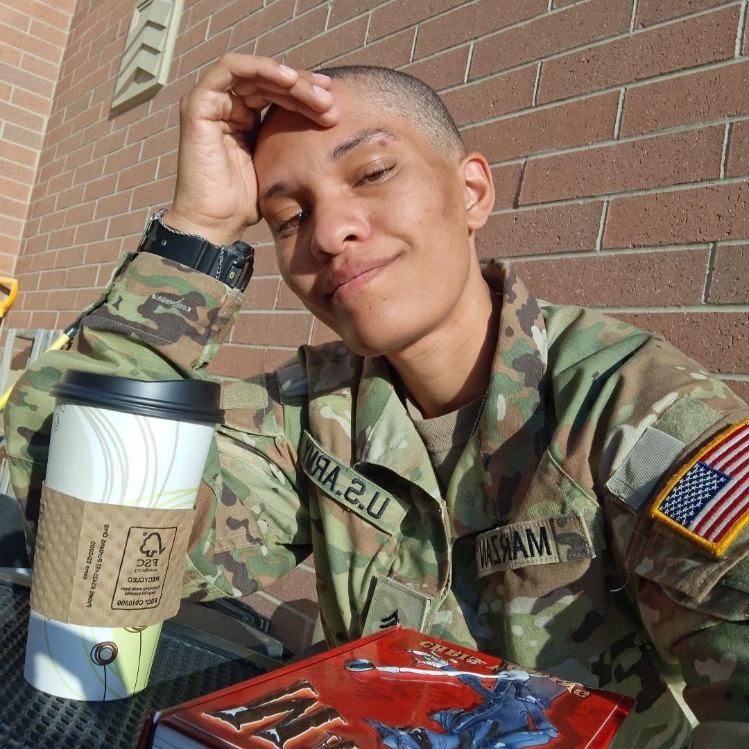 First time being apart, thanks military