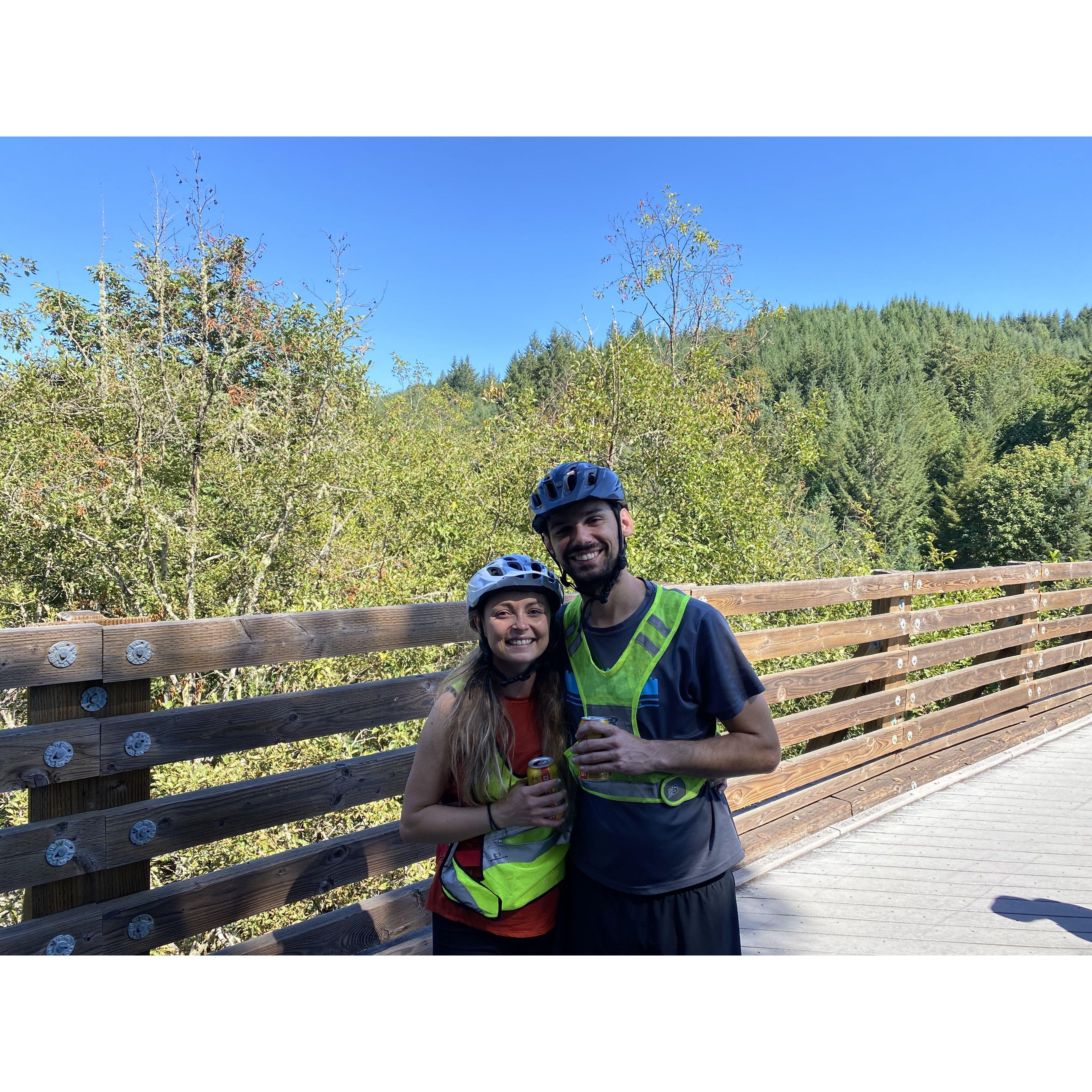 Our First Oregon Adventure--Biking Banks to Vernonia