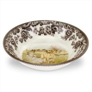 Woodland Ascot Cereal Bowl 8 Inch, Yellow Labrador Retriever