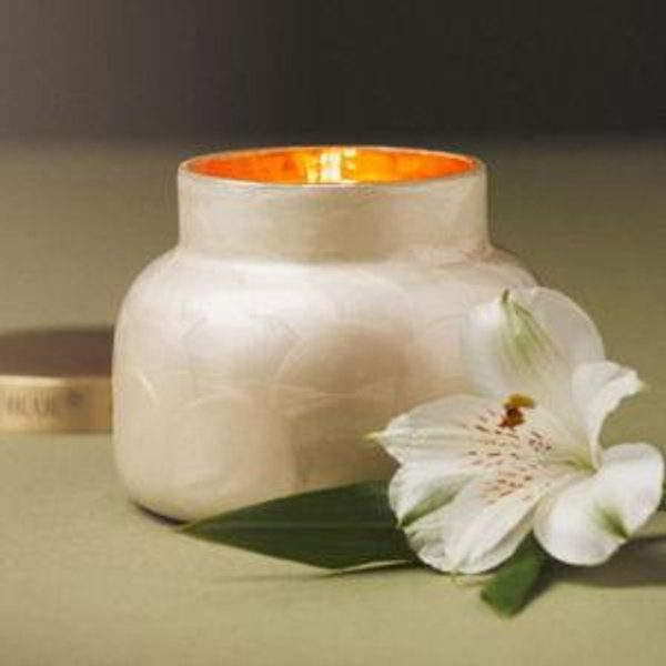 Capri Blue Volcano Capiz Jar Candle