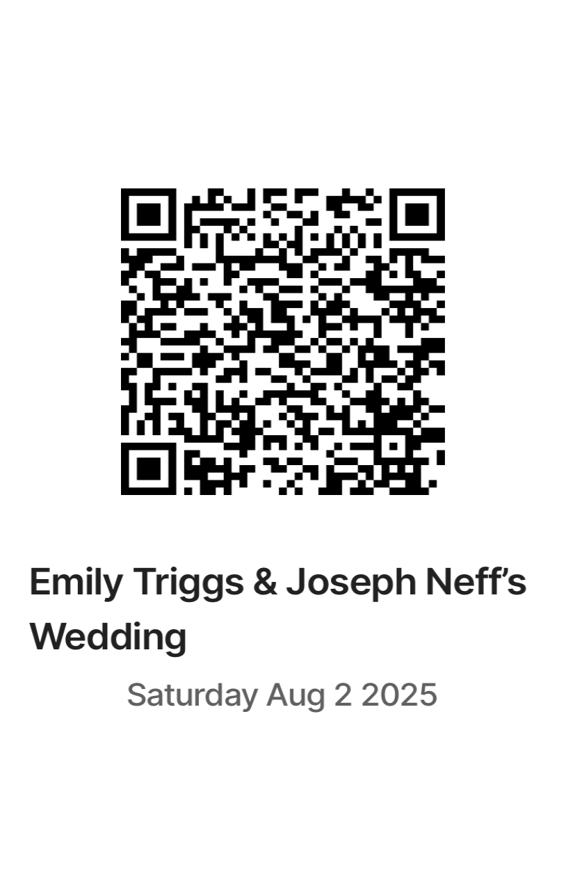 The Wedding Website of Emily Triggs and Joseph Neff