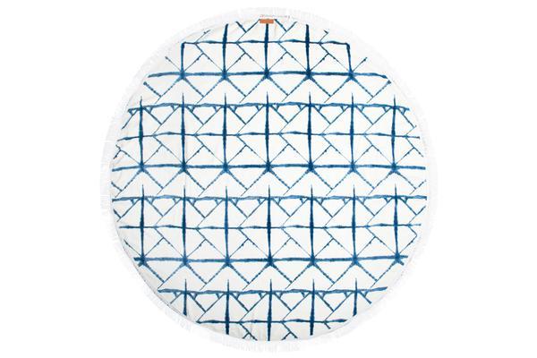 Shibori Round Beach Towel