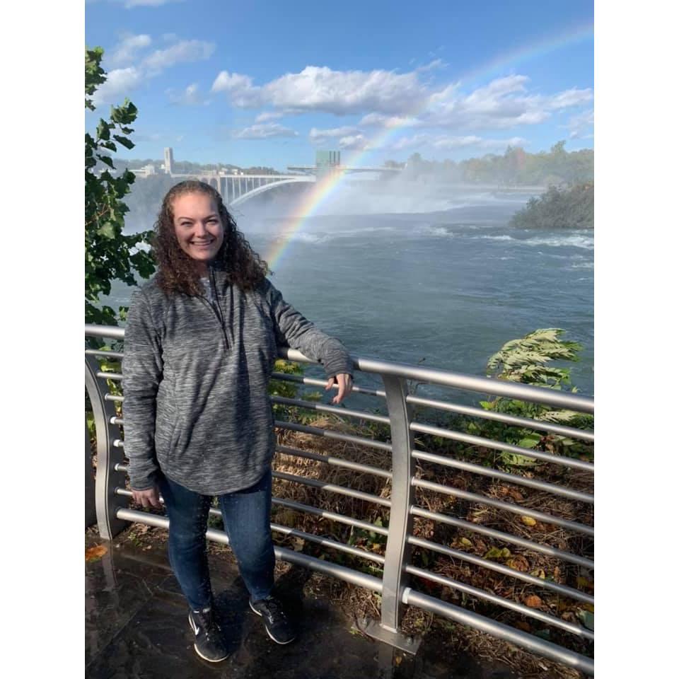 Joy at Bridal Veil Falls, Niagra Falls