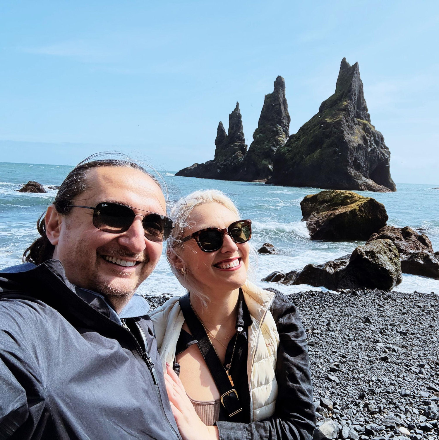 Black sand beaches of Iceland