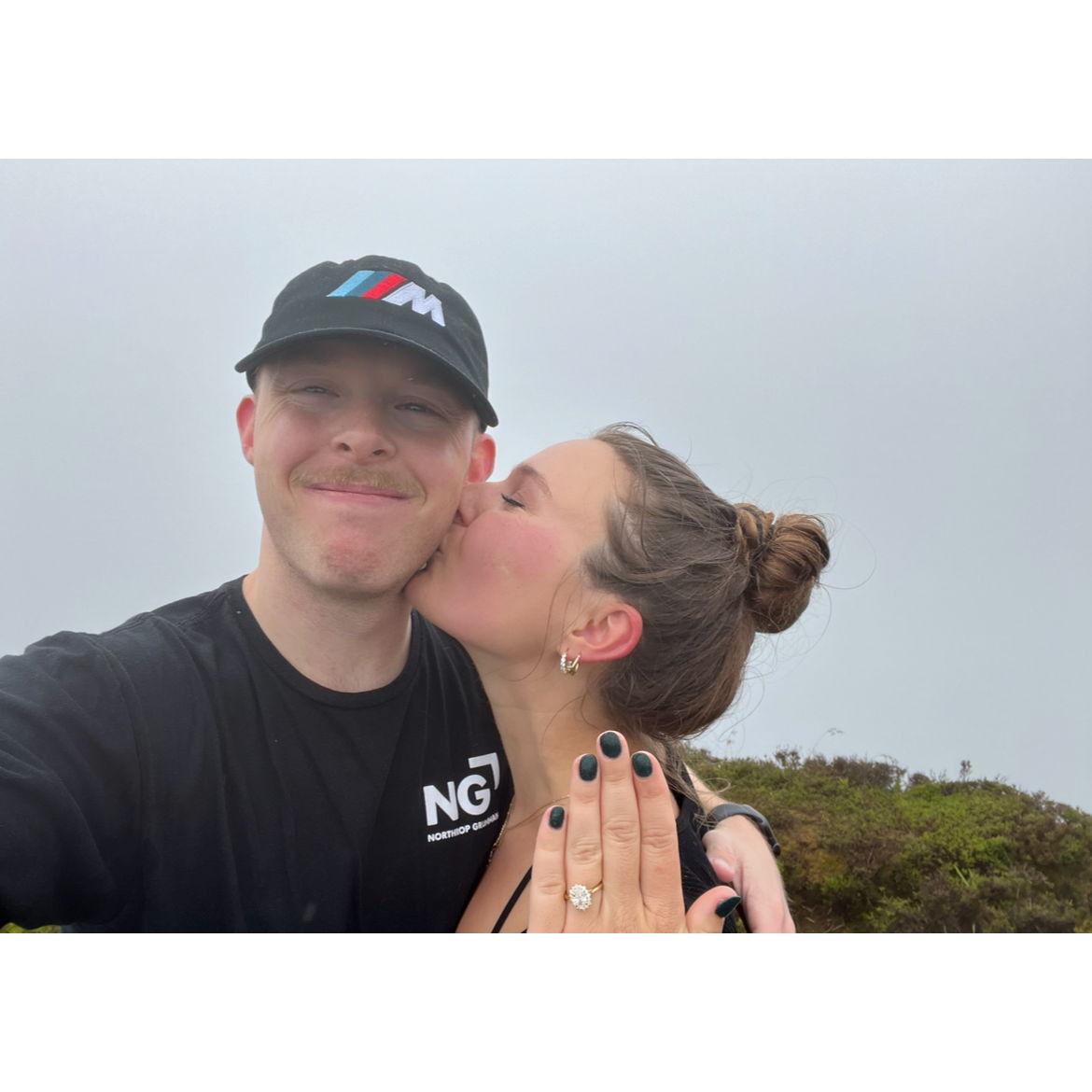 First photo of us as an engaged couple!
